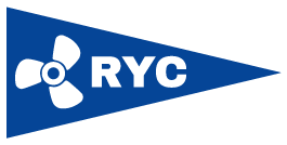 Flagge vom Ritscher Yacht Club e.V. Drochtersen,